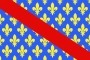 Flagge der departement Allier