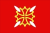 Flagge der departement Haute-Garonne