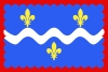 Flagge der departement Indre