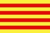 Flagge der departement Pyrénées-Orientales
