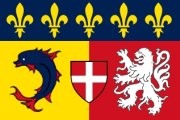 Flagge der Region Rhône-Alpes