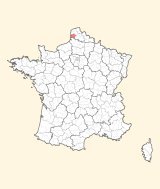 karte lage Montreuil