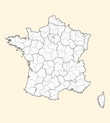 karte lage Paris