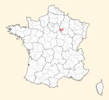 karte lage Nogent-sur-Seine