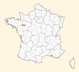 karte lage Château-Gontier