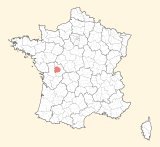 karte lage Poitiers