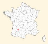 karte lage Villeneuve-sur-Lot