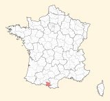 karte lage Foix