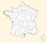 karte lage Narbonne