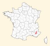 karte lage Digne-les-Bains