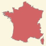 karte lage Frankreich