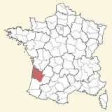 karte lage Gironde