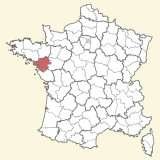karte lage Loire-Atlantique