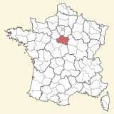 karte lage Loiret