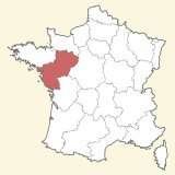 karte lage Pays de la Loire