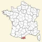 karte lage Pyrénées-Orientales