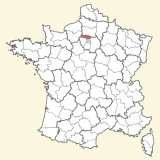 karte lage Val-d'Oise